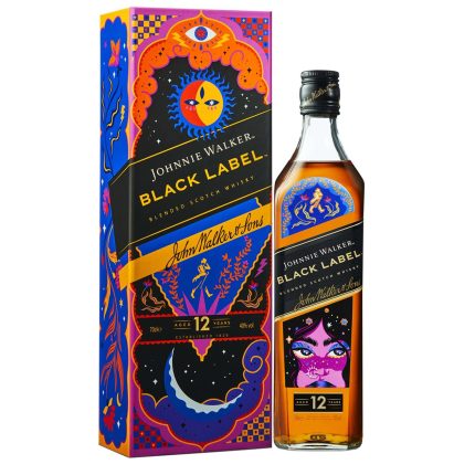 Johnnie Walker Black Label 12 Year Old Bold Steps Limited Edition